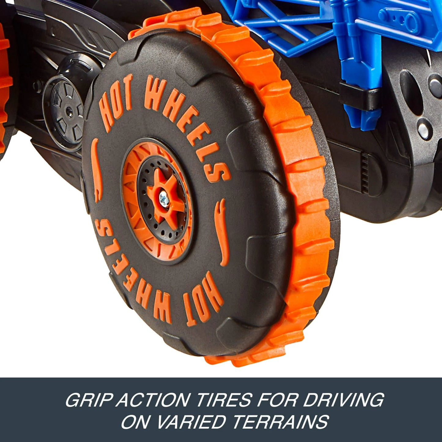 Hot Wheels Monster Trucks Tiger Shark Climber RC Vehicle – Battery-Powered Remote-Control Toy Truck