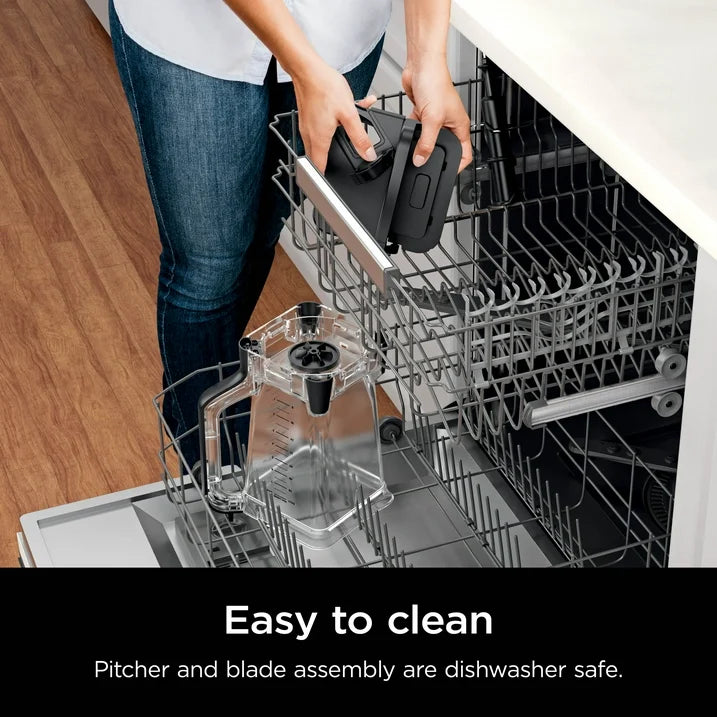 Ninja Classic Blender BE200 – 1000W Power, 3-Speed Smoothie & Crushing Blender with 72 oz. Pitcher, Dark Gray