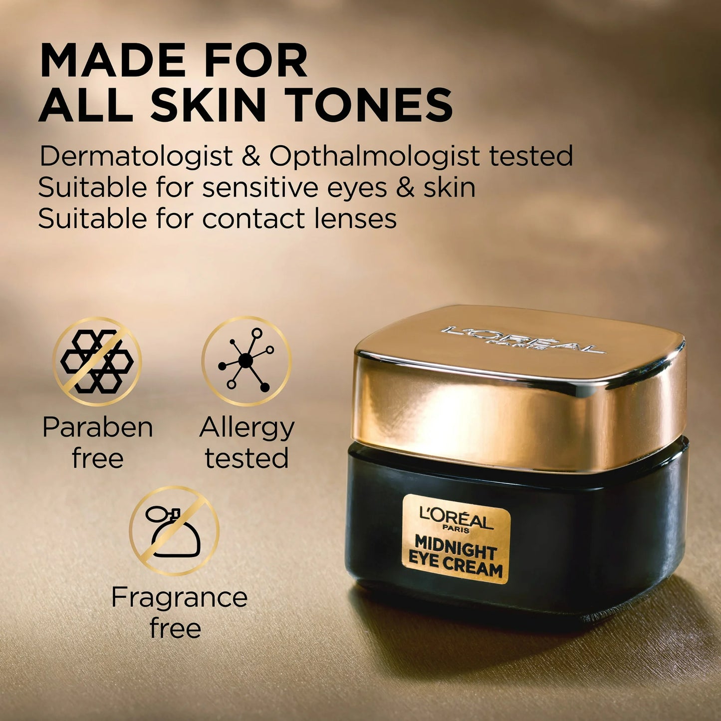 L'Oréal Paris Age Perfect Cell Renewal Midnight Anti-Aging Eye Cream with Antioxidants, 0.5 fl oz